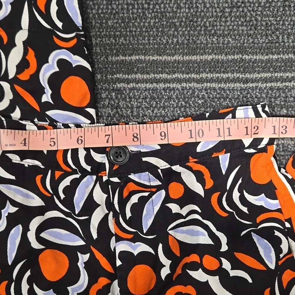 Anthropologie Breezy Straight Pant Red Motif Print Pants-Size 2 - Picture 12 of 17